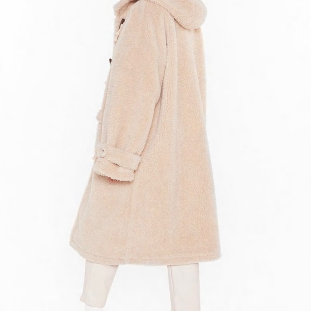 Nasty gal oversized Sherpa coat